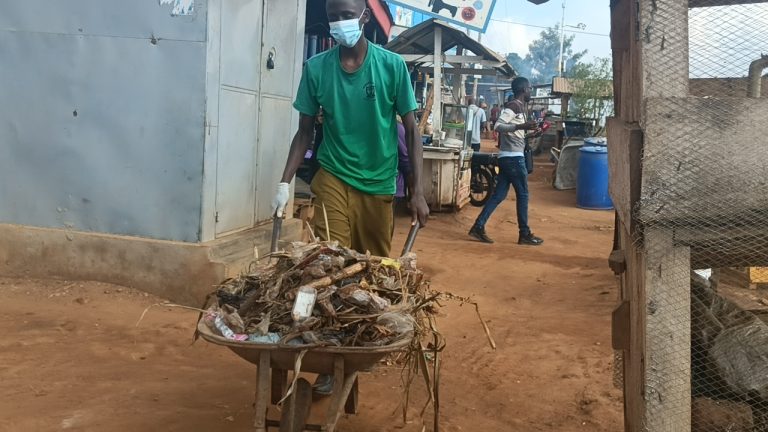 Empowering the boy child through active participation in sanitation and environmental conservation activities.
