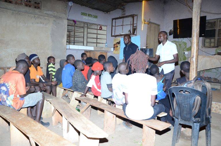 Eric Yiga, Executive Director of Mvulana Foundation Uganda, does not romanticise the arrangement. “The teaching is often interrupted,” he says. “Sometimes the owner needs the space. Sometimes drunk people arrive. Interestingly, some of the people buying alcohol are also among the learners. That makes the work even more challenging.”